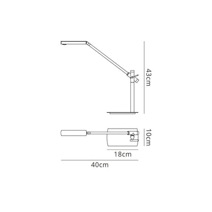 Mantra Phuket Table Lamp 1 Light 7W LED 3000K, 600lm, Touch Dimmer, Polished Chrome, 3yrs Warranty