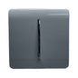 Trendi Switch Screwless 10 Amp Triple Pole Fan Isolator Switch in Warm Grey - FIWG