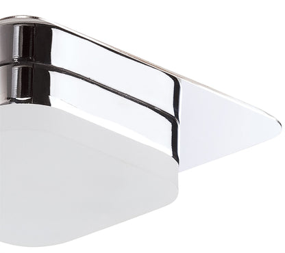 Mantra Fusion Marcel Recessed Down Light 5W LED Square 3000K IP44, 450lm, Polished Chrome/Frosted Acrylic, Cut Out: 70mm, Driver Included, 3yrs Warranty