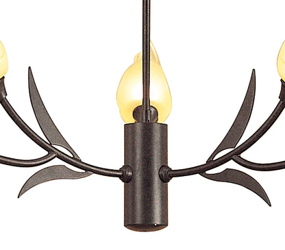 Mantra Holland Telescopic Pendant 9 Light G9, Brown/Black Oxide