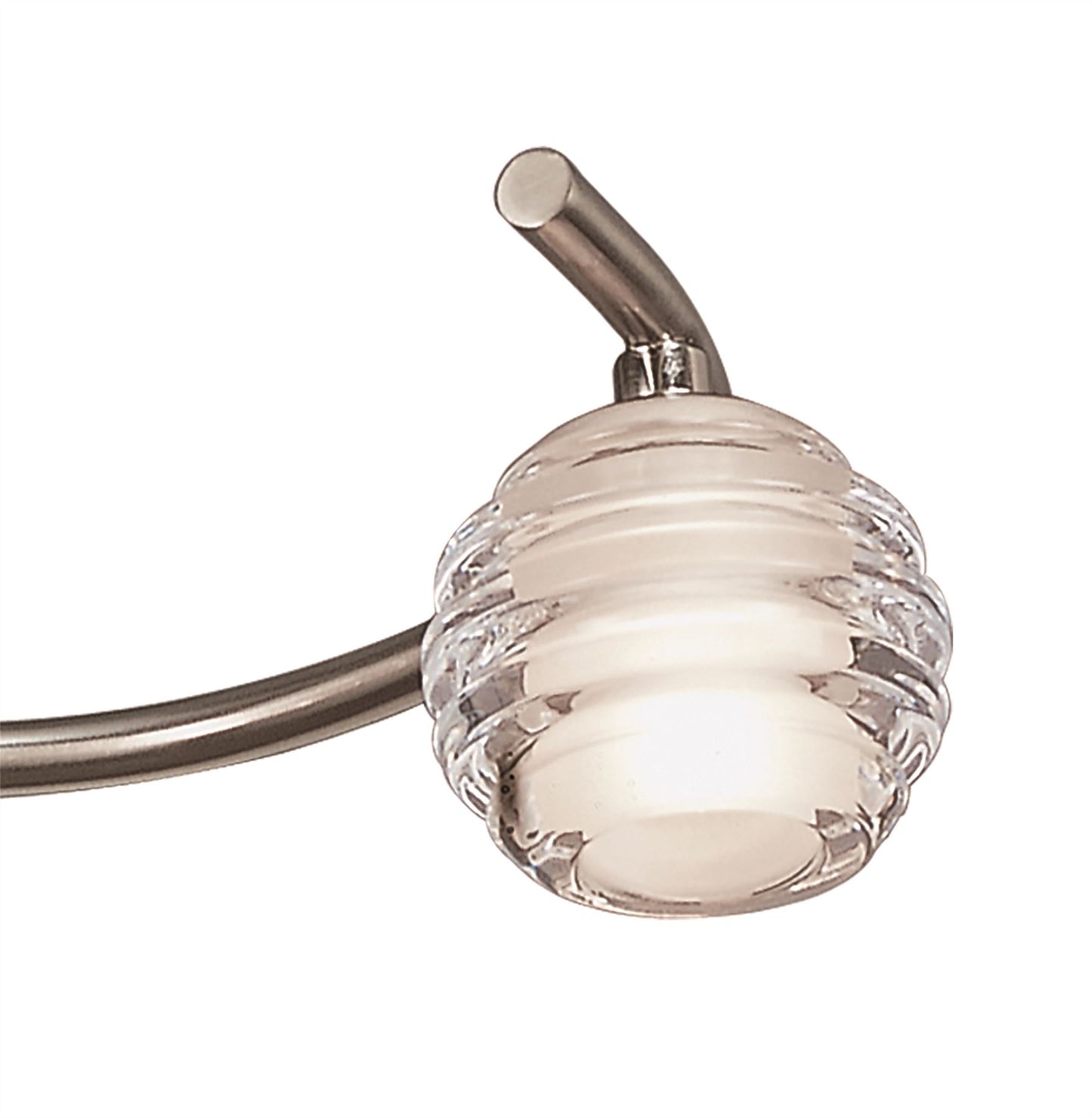 Mantra Sphere 51.7cm Semi Flush 3 Light G9, Satin Nickel