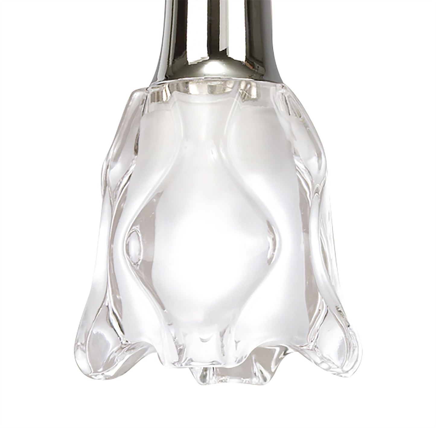 Mantra Amel 12cm Pendant 1 Light L1/SGU10, Polished Chrome, CFL Lamps INCLUDED