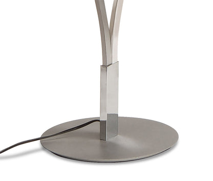 Mantra M4866 Sahara XL Floor Lamp 28W LED 3000K, 2200lm, Dimmable Silver/Frosted Acrylic/Polished Chrome, 3yrs Warranty