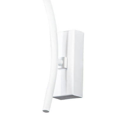 Mantra Capuccina 1 Light Wall Light, 7W LED, 3000K, 630lm, White, 3yrs Warranty