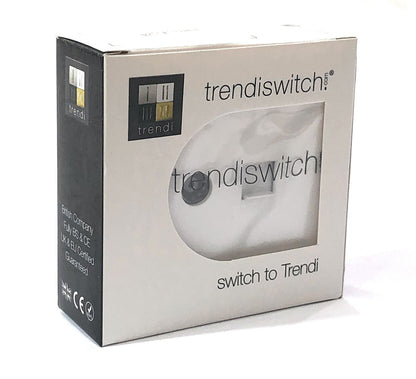Trendi  TV Co-axial Socket + RJ45 Cat 5e & Cat 6 PC Ethernet Socket White