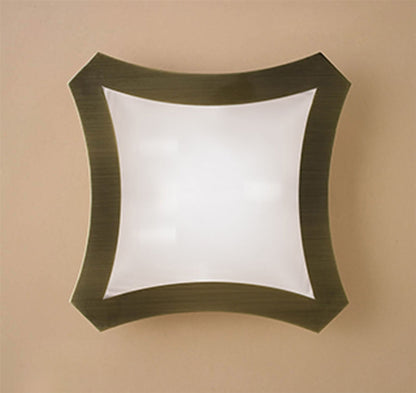 Mantra Alaska GU10 Ceiling/Wall 3 Light L1/SGU10, Antique Brass, CFL Lamps INCLUDED