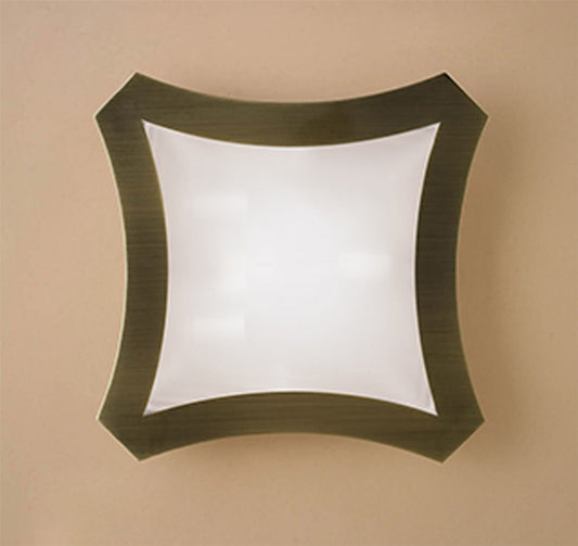 Mantra Alaska GU10 Ceiling/Wall 3 Light L1/SGU10, Antique Brass, CFL Lamps INCLUDED