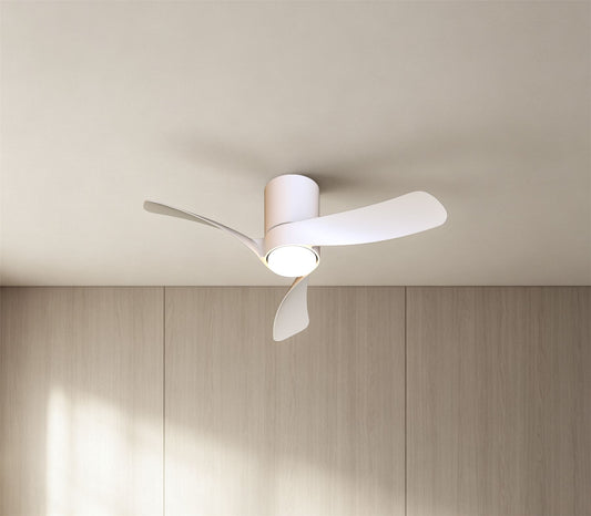 Nemo II XS 72cm 15W LED Dimmable Ceiling Light With Built-In 26W DC Fan, 3000-5000K Remote Control, 3000lm, White, 5yrs Warranty