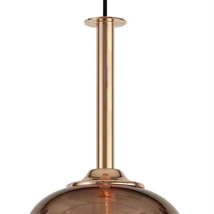 Mantra Sonata Pendant 29cm Round, 1 x E27, Copper