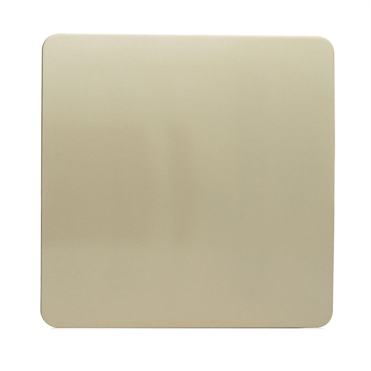Trendi Artistic Modern Glossy Tactile Single Blanking Plate Gold ART-BLKGO