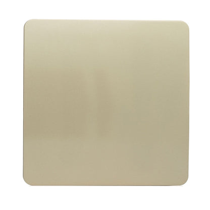Trendi Artistic Modern Glossy Tactile Single Blanking Plate Gold ART-BLKGO