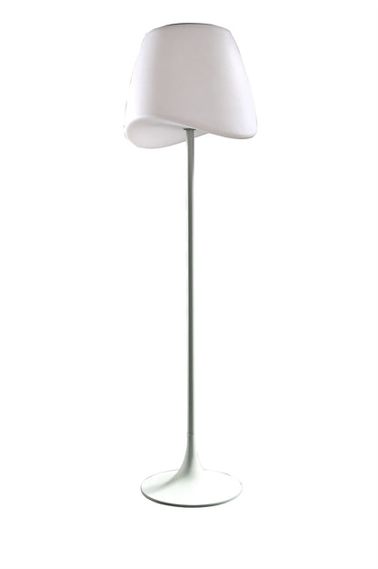 Mantra Cool Floor Lamp 2 Light CFL Outdoor IP65, Matt White/Opal White Item Weight: 22.5kg