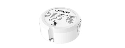 LTECH Signal Converter RF2.4GHz CCT Touch Panel, PWM Dimming Power output, Brightnes/Scene mode/Short keys, 12-24Vdc I/P, 192W Max,4A×2CH, Single/Multi Mode support. Controllers