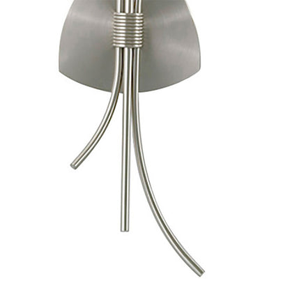 Diyas Rimini Wall Light 3 Light G9 Satin Chrome/Opal Glass