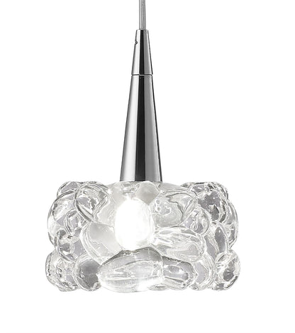 Mantra M3920 O2 Linear Pendant 4 Light G9 Line, Polished Chrome