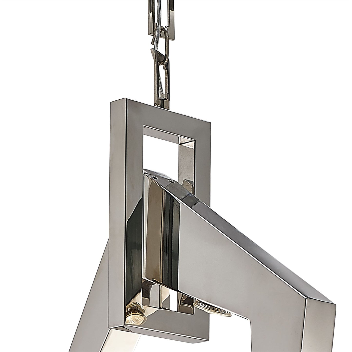 Diyas Ricadi  8 Light GU10 Stainless Steel, (ITEM REQUIRES CONSTRUCTION/CONNECTION) Ceiling Pendant Light Fitting