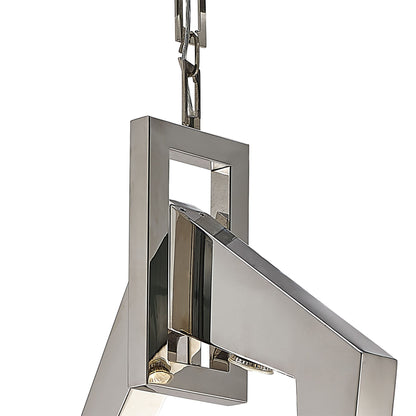 Diyas Ricadi  8 Light GU10 Stainless Steel, (ITEM REQUIRES CONSTRUCTION/CONNECTION) Ceiling Pendant Light Fitting