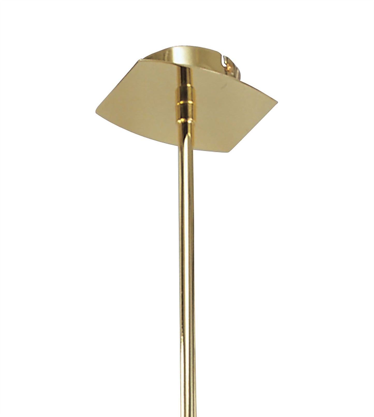 Mantra Alfa 80cm Pendant 8 Light G9, Polished Brass