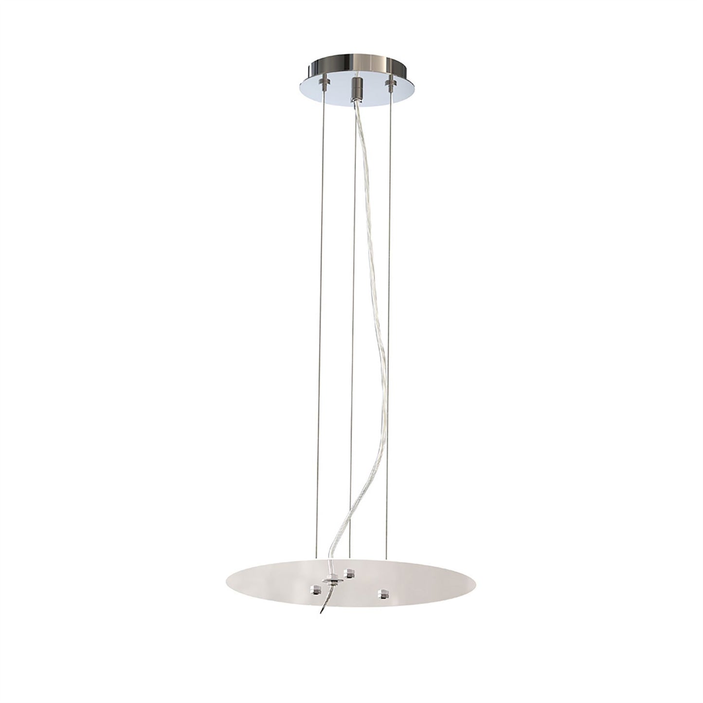 Mantra M5030 Nordica Pendant Kit 31CM, Polished Chrome/White Acrylic
