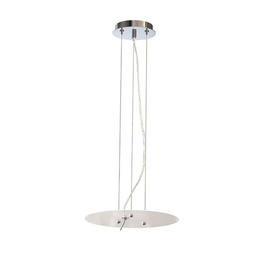 Mantra M5030 Nordica Pendant Kit 31CM, Polished Chrome/White Acrylic