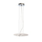Mantra M5030 Nordica Pendant Kit 31CM, Polished Chrome/White Acrylic