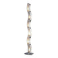 Mantra Duna E27 Floor Lamp 6 Light E27, Polished Chrome/White Acrylic, CFL Lamps INCLUDED