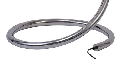 Mantra Nur II Floor Lamp 20W LED 3000K, 1500lm, Dimmable, Polished Chrome/Frosted Acrylic, 3yrs Warranty