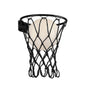 Mantra Basketball Wall Light, 1 x E27, Matt Black