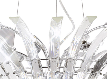 Diyas Sinclair  9 Light G9 Polished Chrome Ceiling Pendant Light Fitting