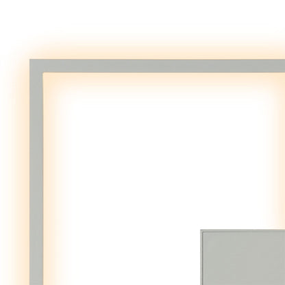 Mantra Fusion Double Ceiling/Wall Light, 48W LED, 3000K, 3600lm, White, 3yrs Warranty