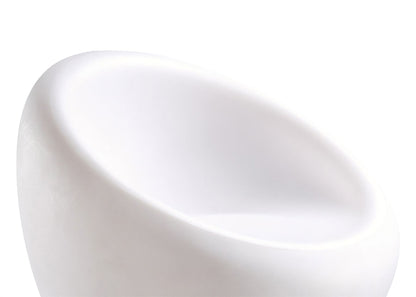Mantra Pao Chair Round No Light Outdoor, Opal White