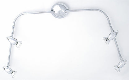 Diyas Habo Linear Flexi 4 Light GU10 Polished Chrome