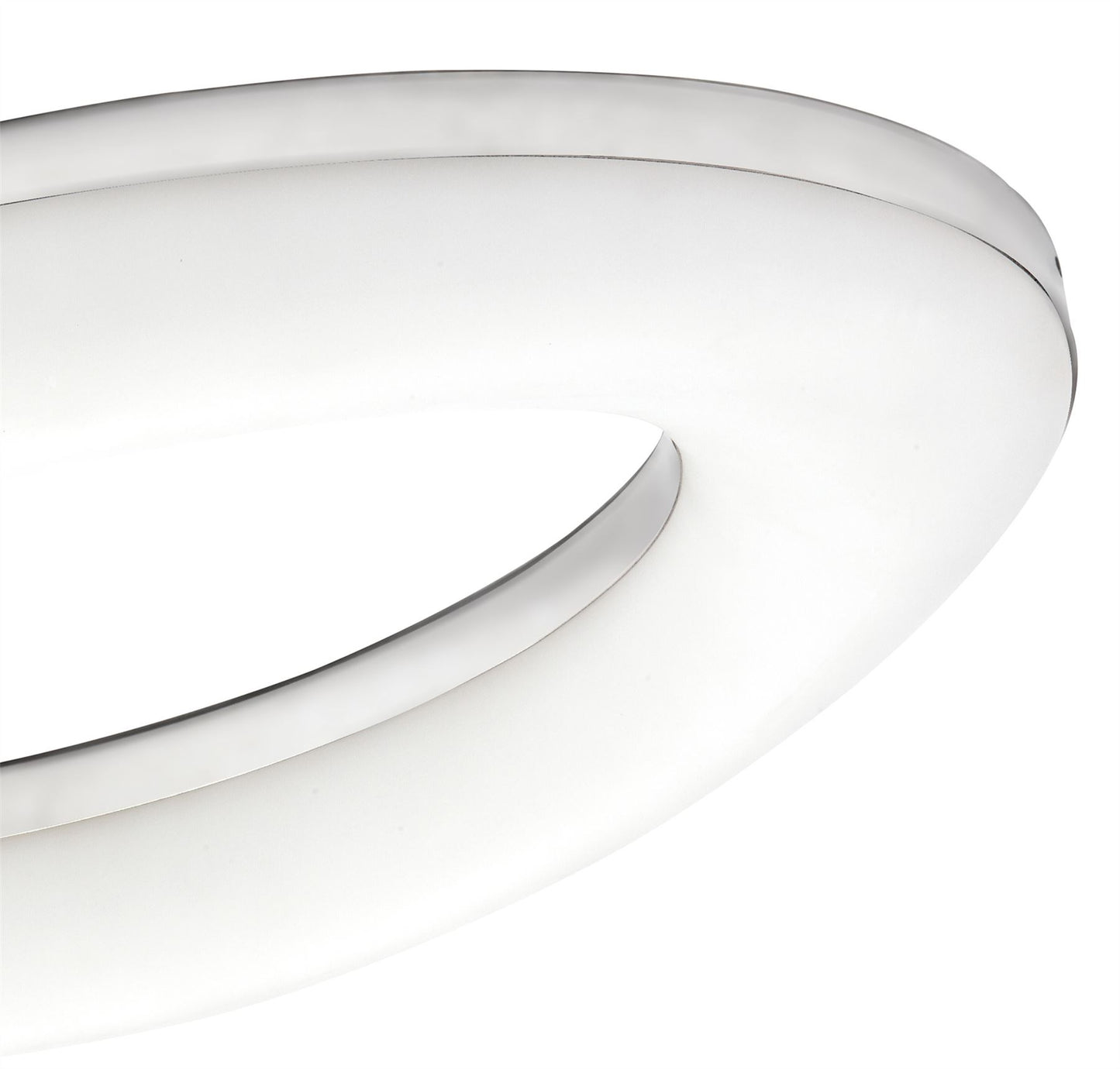 Mantra M4902 Oakley Oval Ceiling 40W LED 3000K, 3200lm, Polished Chrome/Frosted Acrylic, 3yrs Warranty - M4902 Ceiling