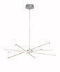 Mantra M5911 Star LED Pendant 100cm Round 60W 3000K, 4800lm, Dimmable Silver/Frosted Acrylic/Polished Chrome, 3yrs Warranty