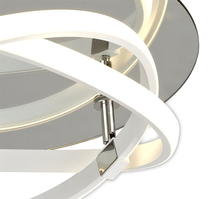 Mantra M5992 Infinity Blanco Flush 30W LED 3000K, 2500lm, White/White Acrylic, 3yrs Warranty - M5992 Ceiling