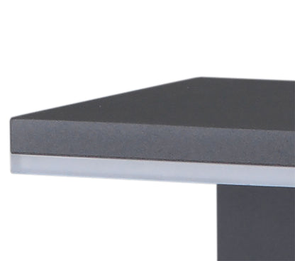 Mantra Fusion Tignes Pillar Lamp, 10W LED, 3000K, 700lm, IP54, Anthracite, 3yrs Warranty