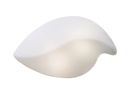 Mantra Natura Ceiling/Wall 2 Light E27 Small Indoor, Polished Chrome/Opal White