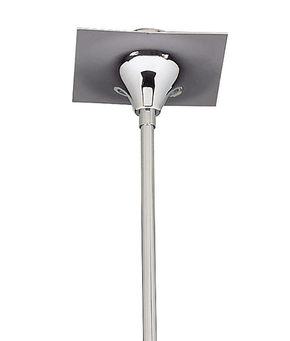Mantra M0302 Flavia Telescopic Pendant Semi Flush Convertible Round 4 Light G9, Polished Chrome