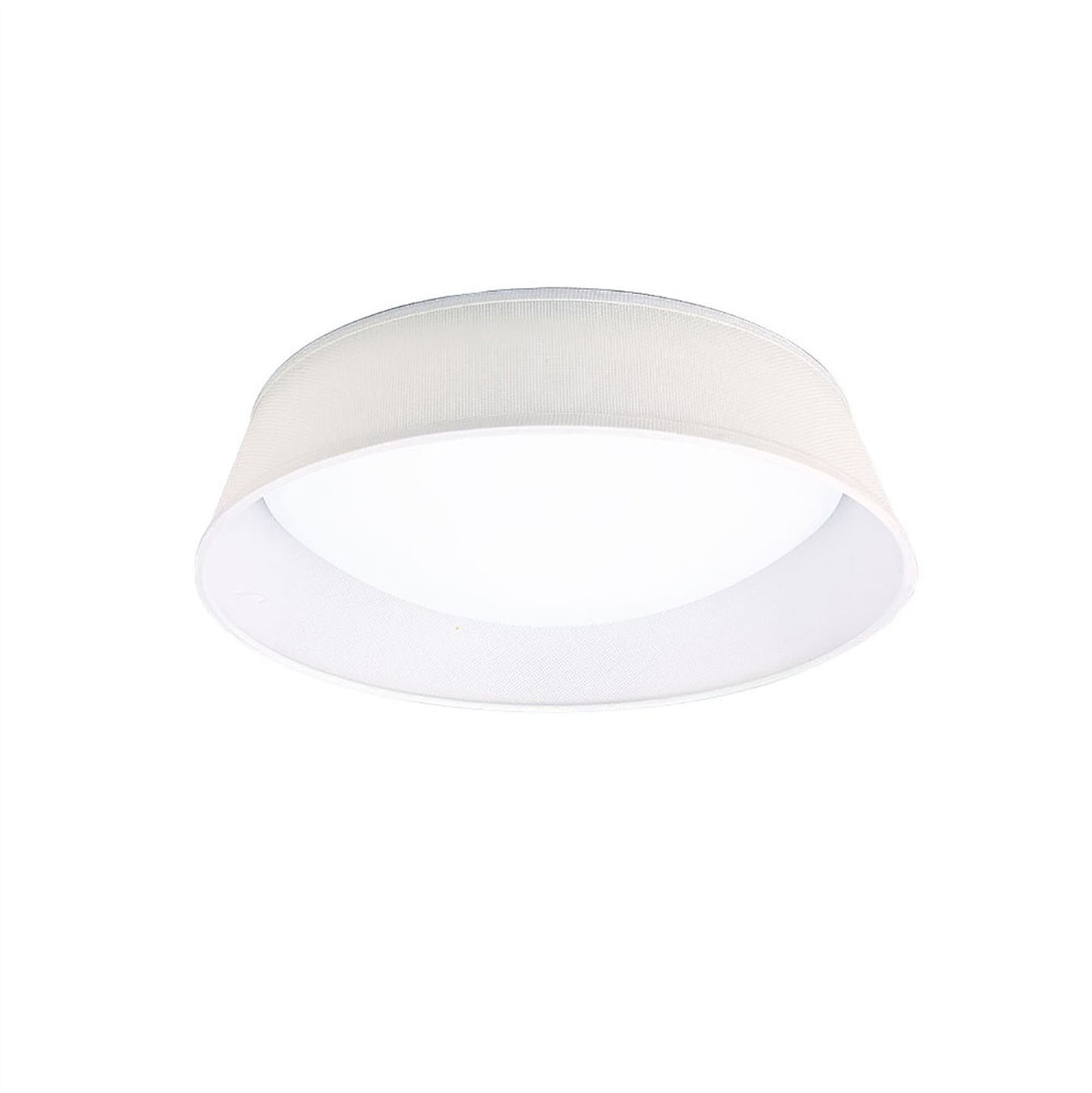 Mantra Nordica Plafones M4961 Nordica Ceiling 21W LED 45CM Off White 3000K, 2100lm, White Acrylic with Ivory White Shade, 3yrs Warranty