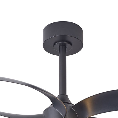 Infinity Fan 92.6cm 24W LED Dimmable Ceiling Light With Built-In 30W DC Reversible Fan, Remote Control 2700-5000K, 1800lm, Black
