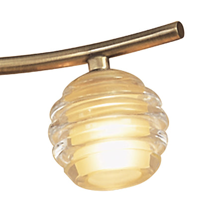 Mantra Sphere 59.3cm Semi Flush 4 Light G9, Antique Brass