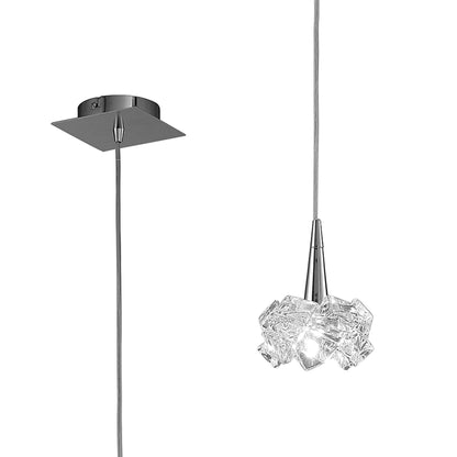 Mantra M3953 Artic Pendant 1 Light G9 Small, Polished Chrome