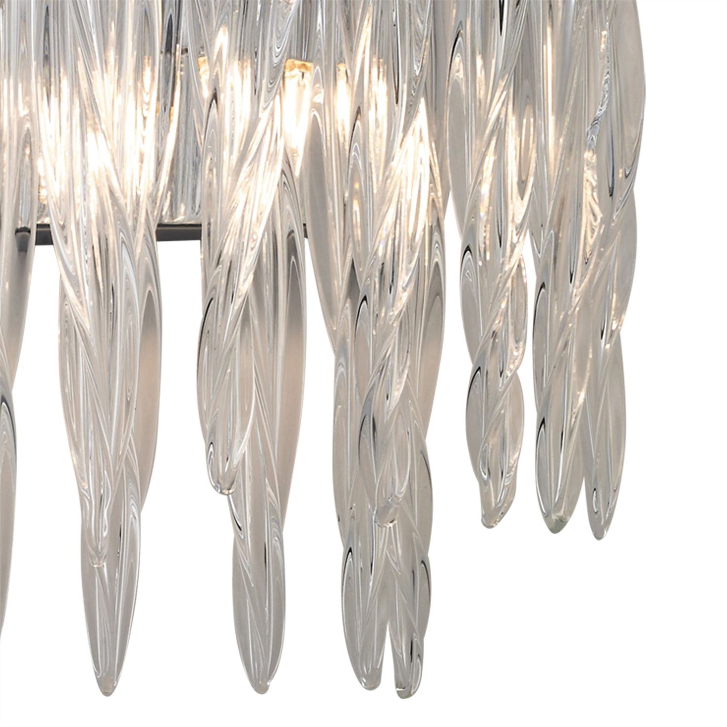 Diyas Tropez Wall Light 2 Light G9 Polished Chrome/Glass