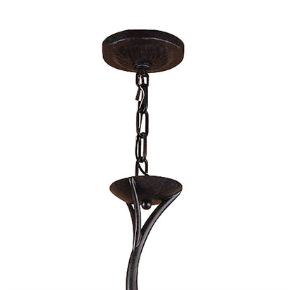 Mantra Forest 60cm Pendant 3 Arm 6 Light G9, Brown/Black Oxide
