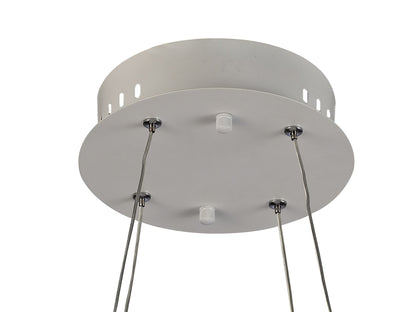 Mantra Fusion M5761 Lunas Pendant 61cm Diameter 54W LED 3000K, 2650lm, RF Remote Control White, 3yrs Warranty