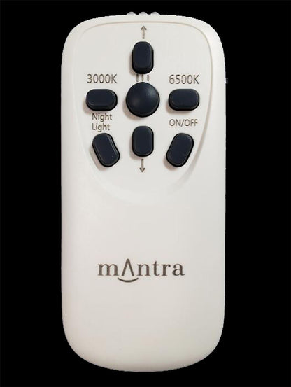 Mantra M5956 Lascas Flush 54cm Round 55W LED 3000-6500K Tuneable, 3800lm, Remote ControlWhite, 3yrs Warranty - M5956 Ceiling