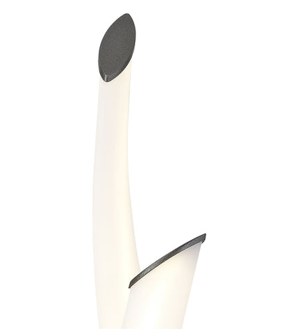 Mantra Armonia 2 Light Table Lamp, 18W LED, 3000K, 1350lm, Titanium/Frosted Acrylic, 3yrs Warranty
