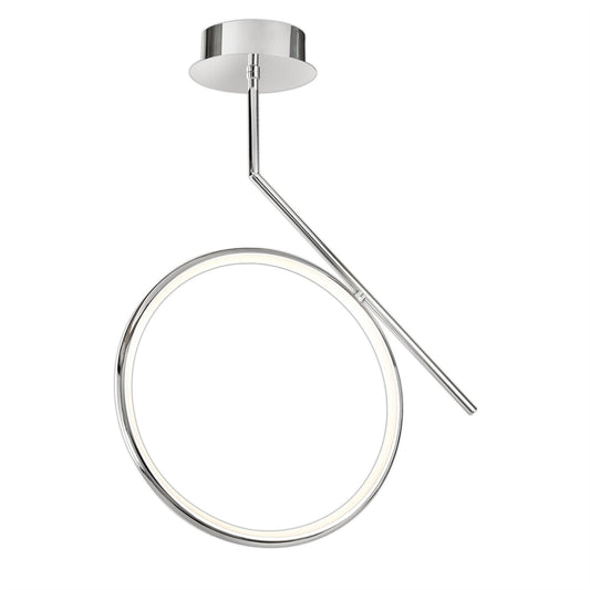 Mantra Olimpia Ceiling Light, 25W LED, 3000K, 1875lm, IP20, Chrome, 3yrs Warranty