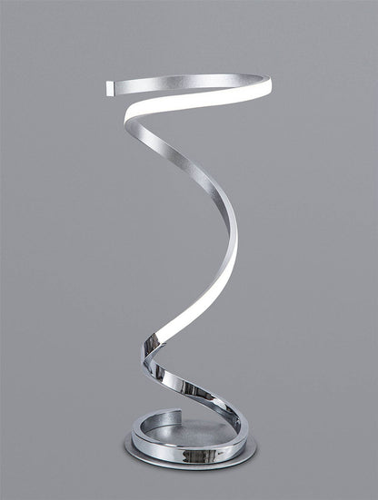 Mantra Helix Table Lamp 52cm, 20W LED, 3000K, 1600lm, Polished Chrome, 3yrs Warranty