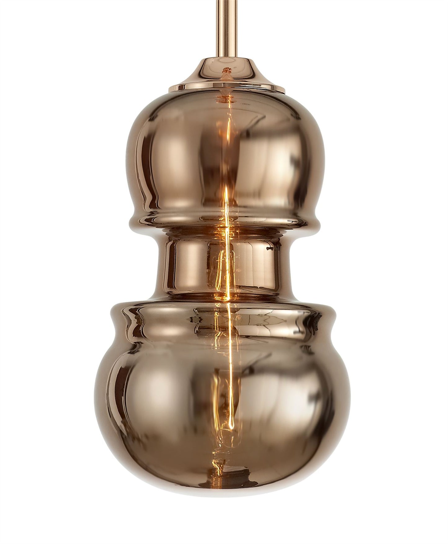 Mantra Sonata Pendant 22cm Round, 1 x E27, Copper